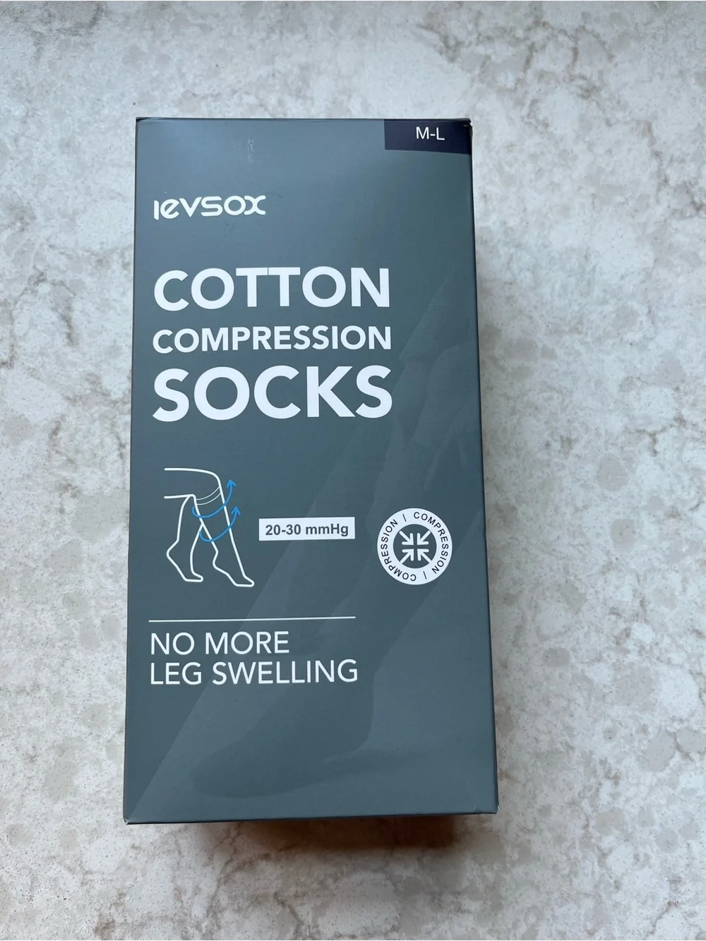 Levsox Compression Socks - Neutral 2-Pack